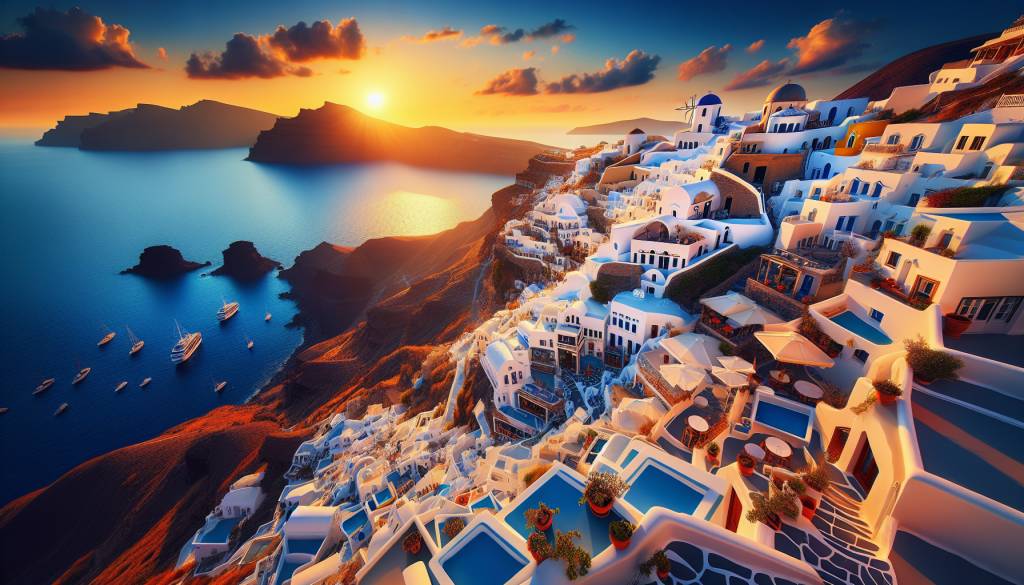 guide touristique santorin : bijou des Cyclades